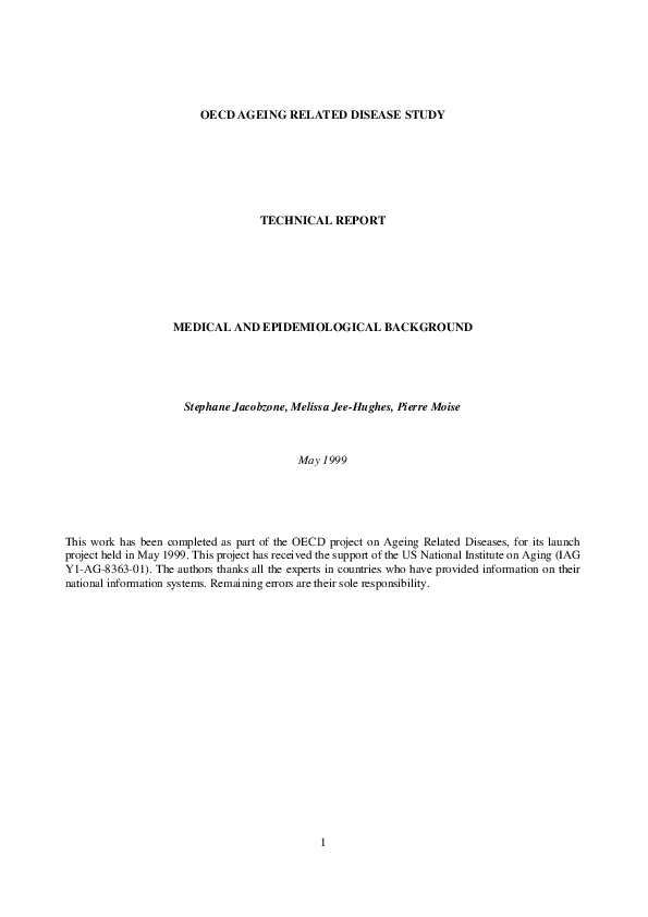 (PDF) Medical BACKGROUND