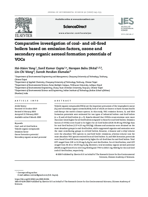 (PDF) Comparative investigation of coal- and oil-fired boilers based on ...