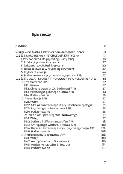 (PDF) Wstęp do antropologii psychologii realnej – perspektywa krytyczna