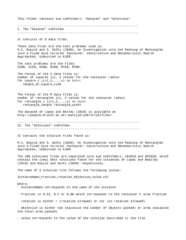 CHLO-Packing-dataset
