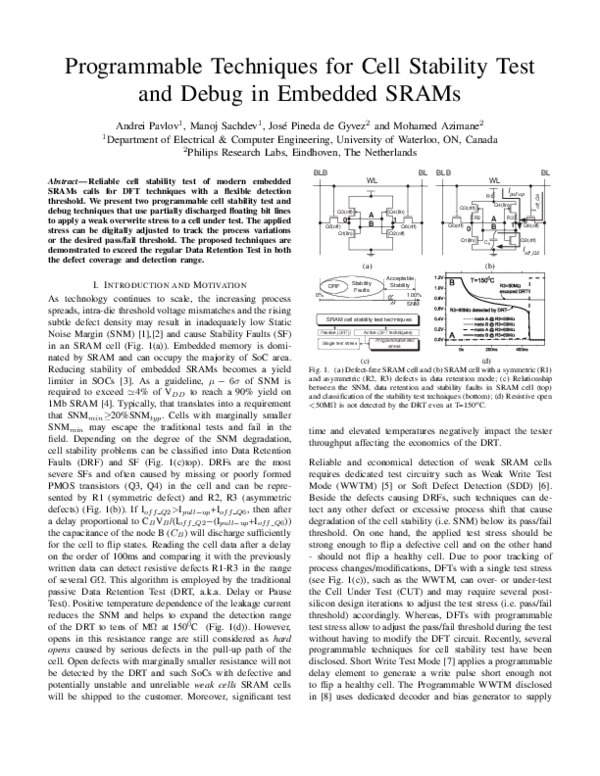 (PDF) Programmable techniques for cell stability test and debug in ...