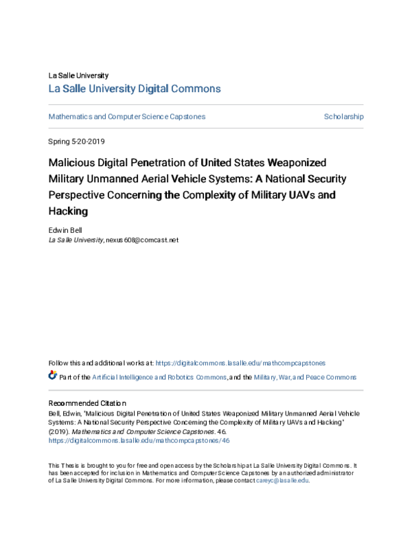 (PDF) Malicious Digital Penetration of United States Weaponized ...