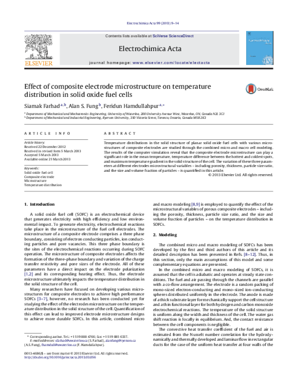 (PDF) Effect of composite electrode microstructure on temperature