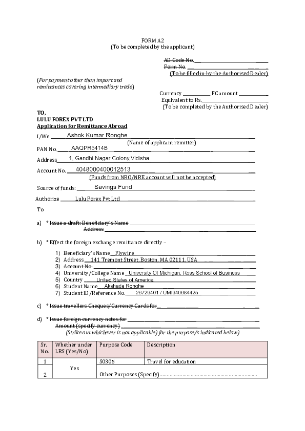  pdf a2 form 1 