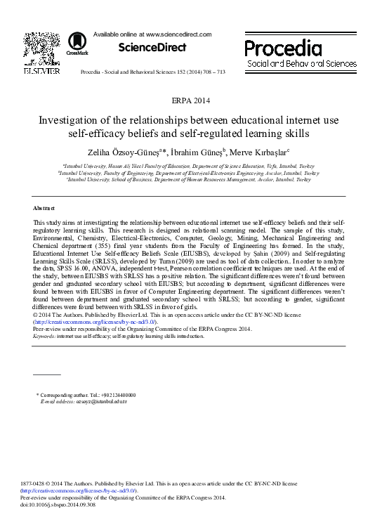(PDF) Investigation of the Relationships between Educational Internet ...