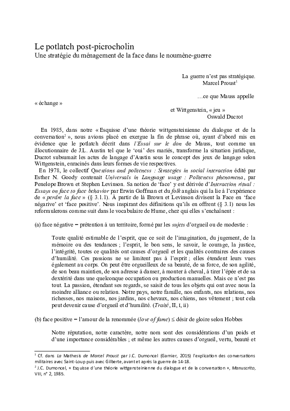 (DOC) Le potlatch postpicrocholin JeanClaude Dumoncel Academia.edu