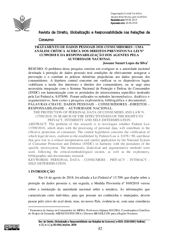 (PDF) Análise Econômica Da Aplicação Do Finalismo Mitigado Para ...