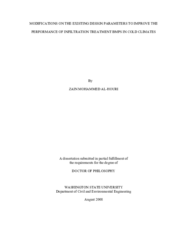 (PDF) Modifications on the existing design parameters to improve the ...