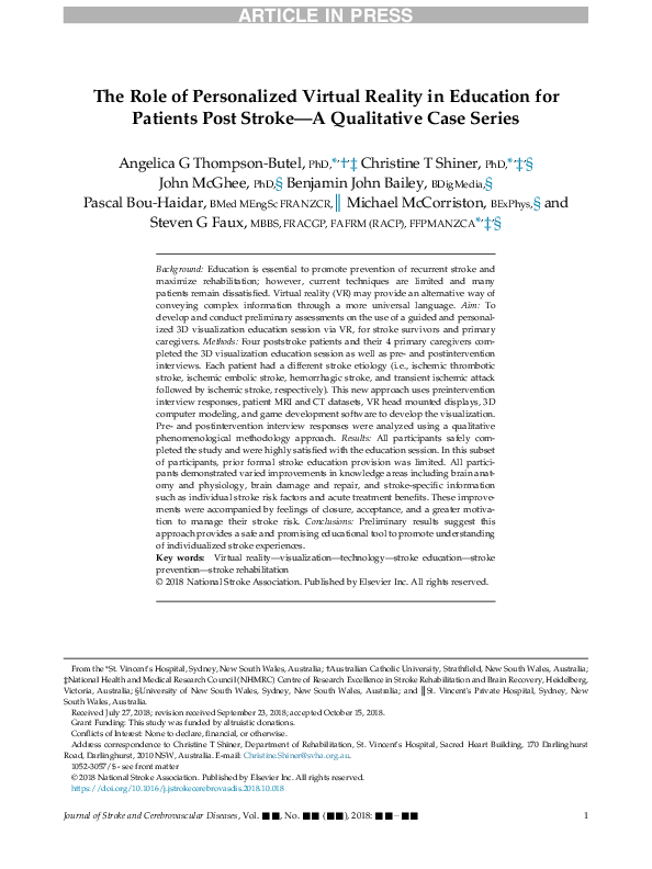 (PDF) The Role of Personalized Virtual Reality in Education for ...