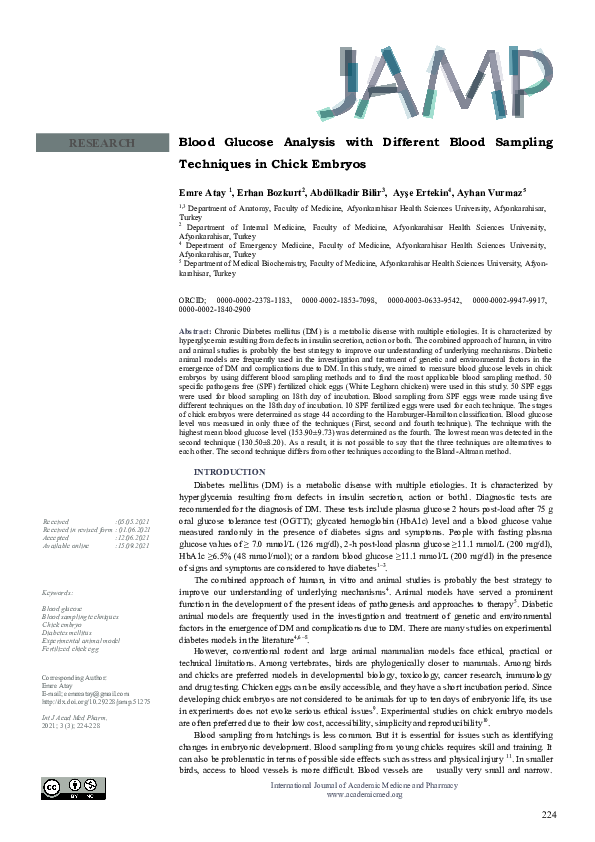 Curated visual reference: Fresh Look at Pdf Blood Glucose Analysis With Different Blood Sampling Techniques