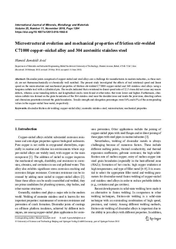(PDF) Microstructural evolution and mechanical properties of Al–Zn–Mg ...
