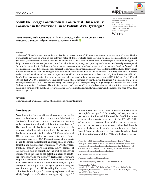 (PDF) Should the Energy Contribution of Commercial Thickeners Be ...