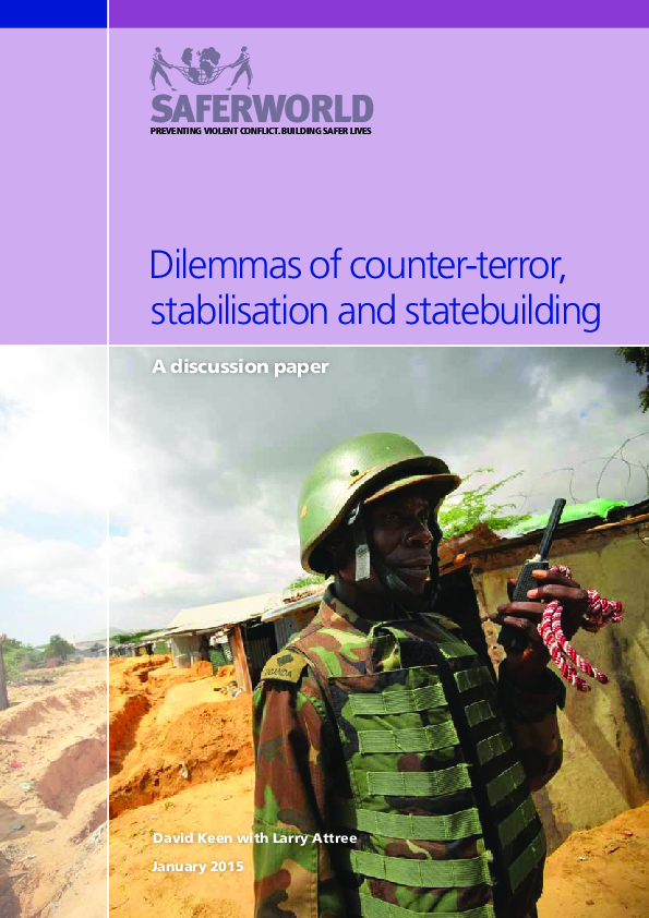 (PDF) Dilemmas of counter-terror, stabilisation and statebuilding