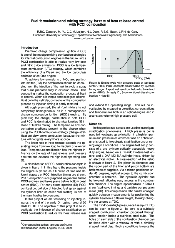 (PDF) Fuel formulation and mixing strategy for rate of heat release ...