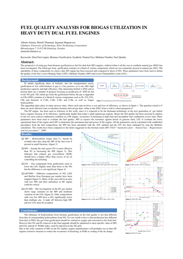 (PDF) Fuel Quality Analysis for Biogas Utilization in Heavy Duty Dual ...