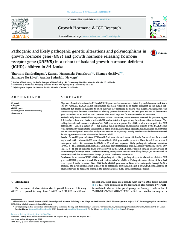 (PDF) Pathogenic and likely pathogenic genetic alterations and ...