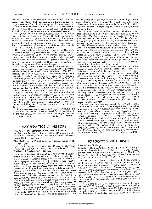 (PDF) Mathematics in History