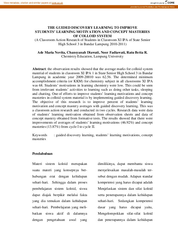 (PDF) The Guided Discovery Learning to Improve Students’ Learning ...