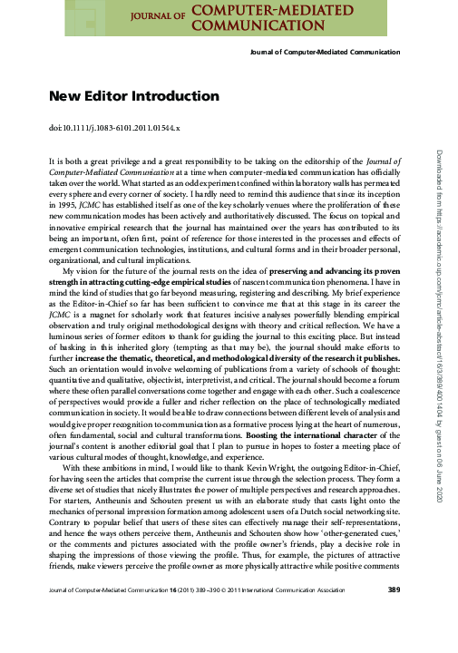 (PDF) New Editor Introduction