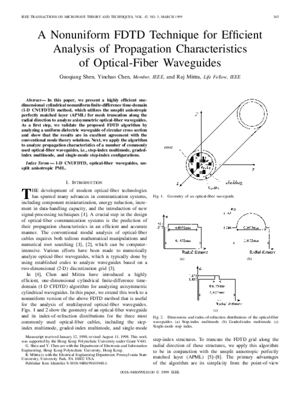(PDF) A nonuniform FDTD technique for efficient analysis of propagation ...
