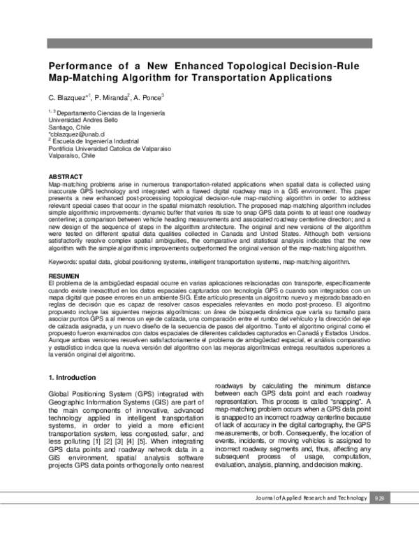 (PDF) Performance of a New Enhanced Topological Decision-Rule Map ...
