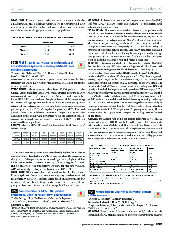 (PDF) 926 Mosaic trisomy 2 identified via wholegenome cfDNA screening