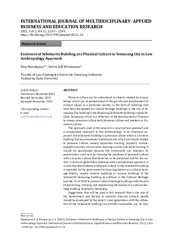 (PDF) International Journal of Multidisciplinary and Current Research