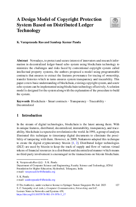 (PDF) A Design Model of Copyright Protection System Based on ...