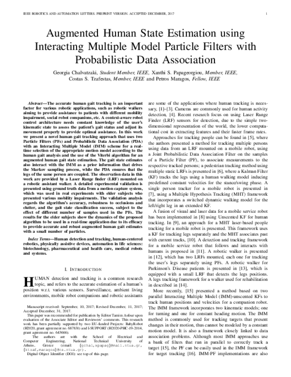 (PDF) Augmented Human State Estimation Using Interacting Multiple Model ...