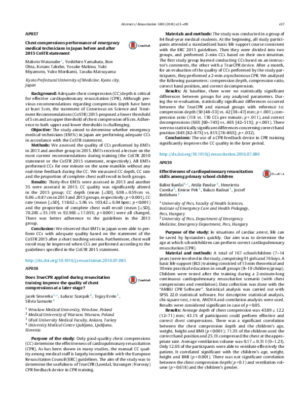 (PDF) Does TrueCPR applied during resuscitation training improve the ...