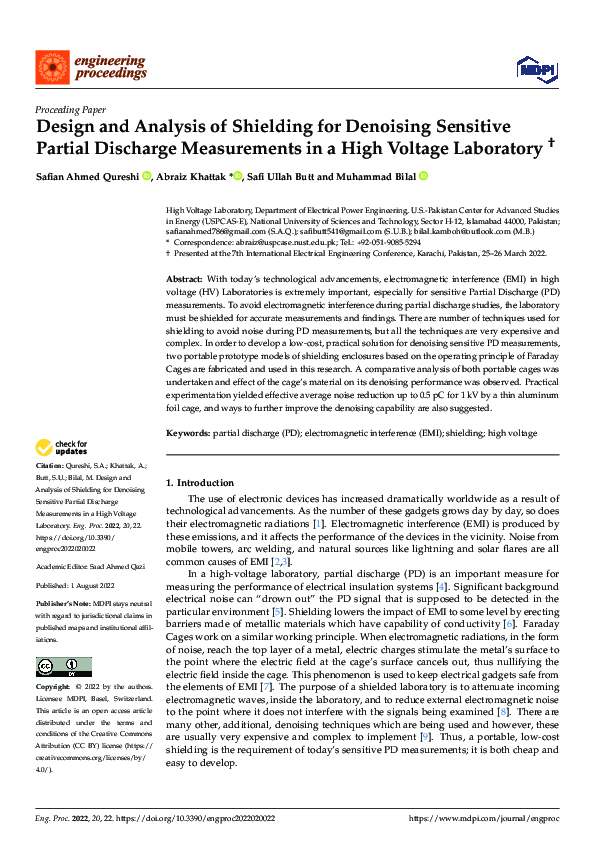 (PDF) Design and Analysis of Shielding for Denoising Sensitive Partial ...
