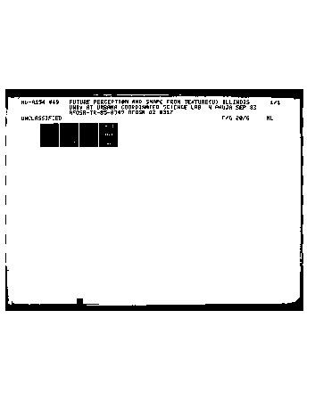 (PDF) Future Perception and Shape from Texture