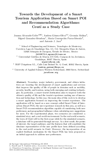 (PDF) Towards the Development of a Smart Tourism Application Based on ...