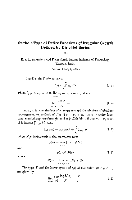 (PDF) On the?-type of entire functions of irregular growth defined by ...