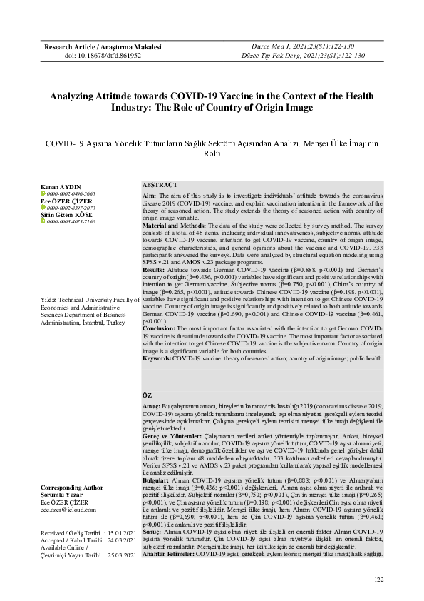 (PDF) Analyzing Attitude towards COVID-19 Vaccine in the Context of the ...