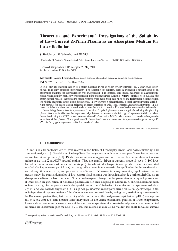 (PDF) Theoretical and experimental investigations of single- and ...