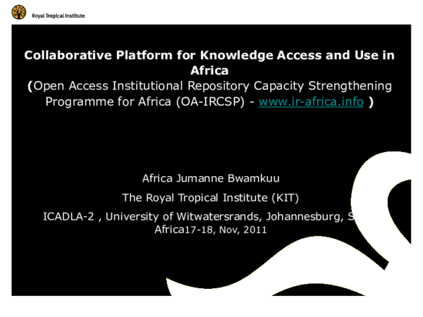 (PDF) Collaborative Platform for Knowledge Access