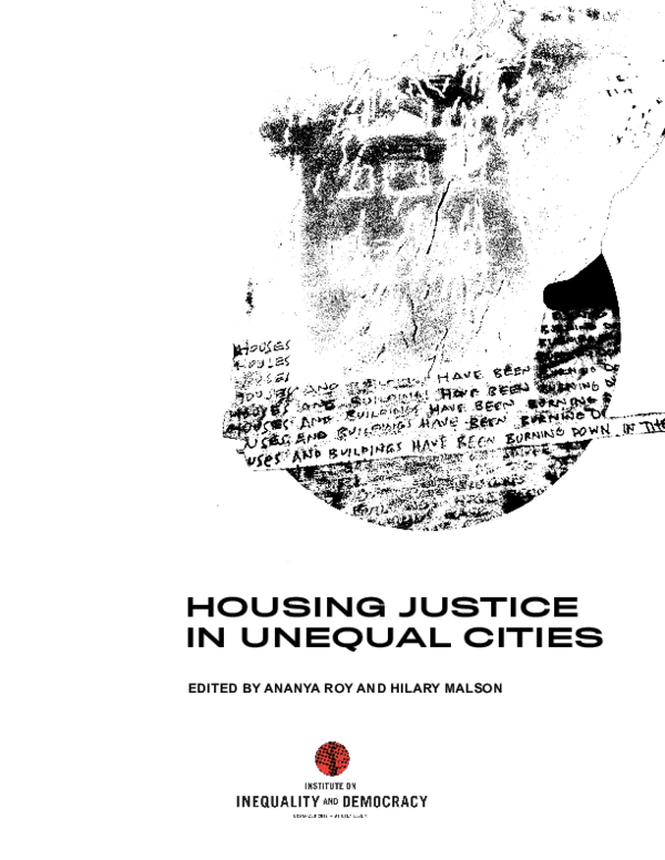 (PDF) Housing Justice in Unequal Cities Sophie Oldfield Academia.edu