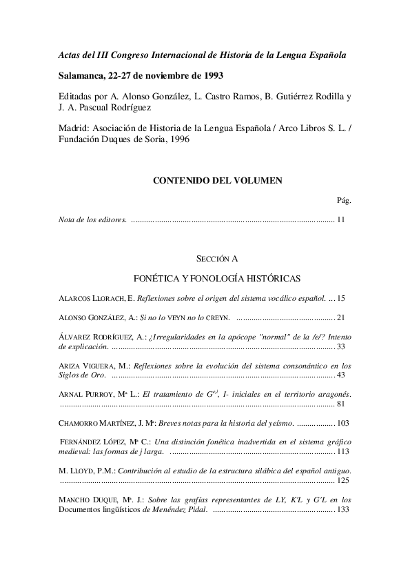 (PDF) Actas del III congreso internacional de historia de la lengua ...