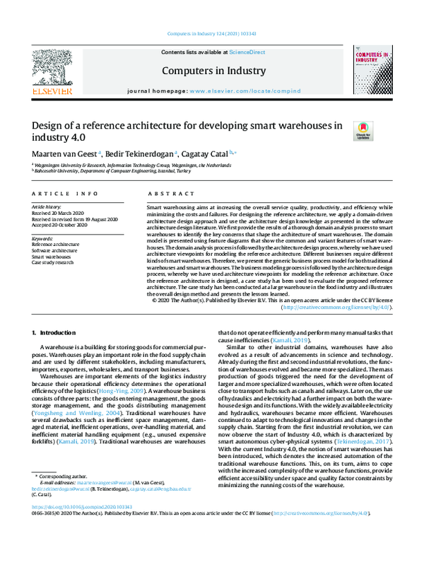 (PDF) Design of a reference architecture for developing smart ...