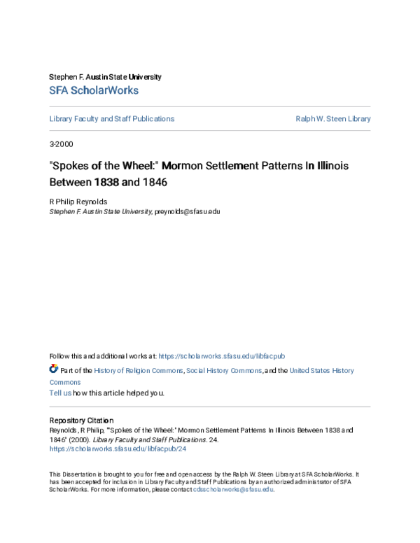 (PDF) Spokes of the Wheel