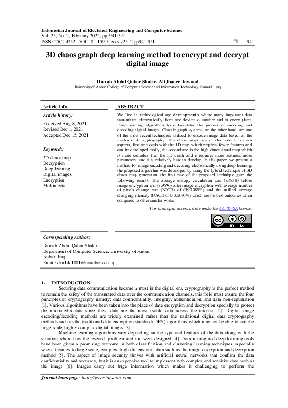 (PDF) 3D chaos graph deep learning method to encrypt and decrypt ...