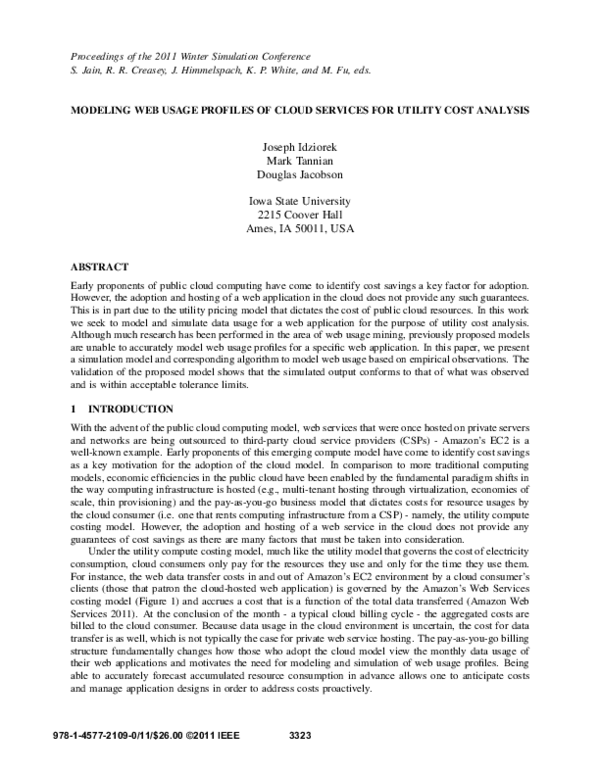 (PDF) Modeling web usage profiles of cloud services for utility cost ...