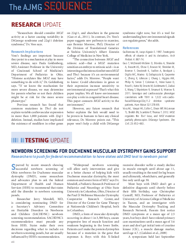 (PDF) Newborn screening for Duchenne muscular dystrophy gains support