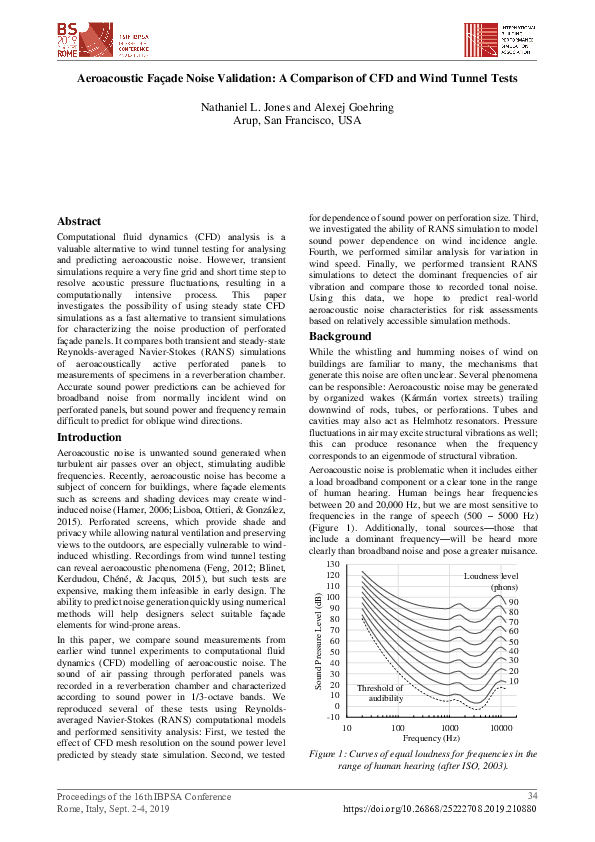 (PDF) Aeroacoustic Facade Noise Validation: A Comparison of CFD and ...