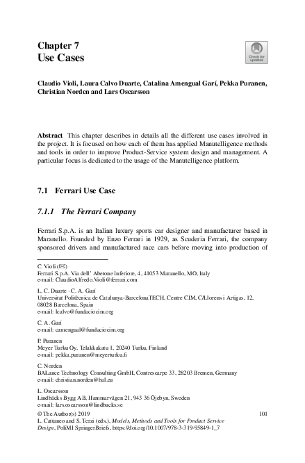 (PDF) Use Cases