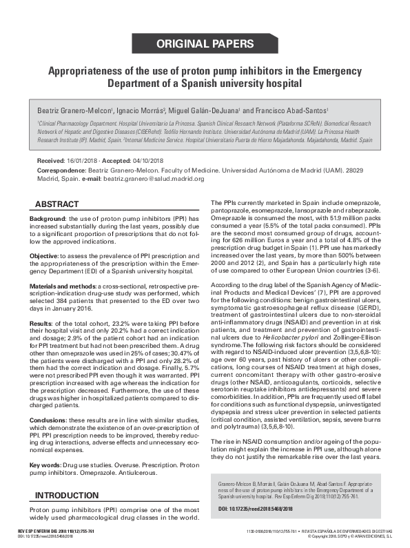 (PDF) Appropriateness of emergency department visits in a Portuguese ...