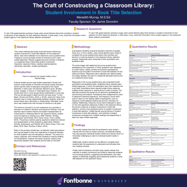 (PDF) The Craft of Constructing a Classroom Library: Student ...