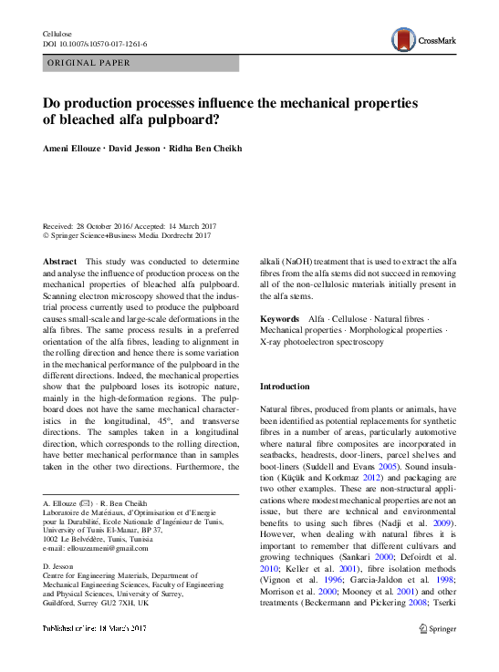 (PDF) Do production processes influence the mechanical properties of ...