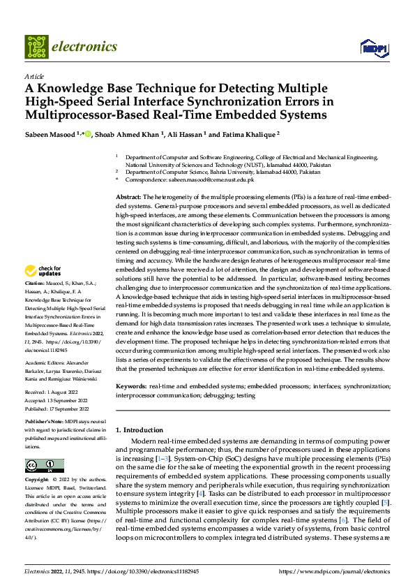 (PDF) A Knowledge Base Technique for Detecting Multiple High-Speed ...